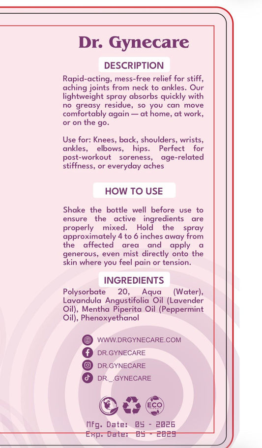 Pain Relief Spray
